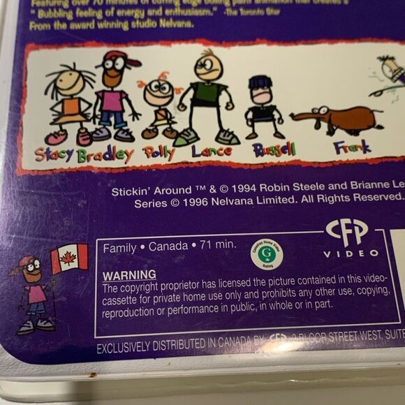 90s Cartoon Stickin’ Around VHS - Picture 5 of 7